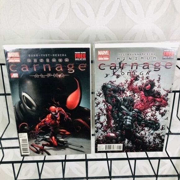 Minimum Carnage Alpha Omega set Clayton Crain vs Agent Venom - Picture 1 of 9